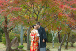 [嵐山和装ロケーション]国際結婚のカップルの撮影