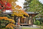 [和装ロケーション]紅葉の日本庭園が美しい無鄰菴で撮影