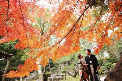 京都で紅葉シーズンの前撮り！ご予約はお早目に！